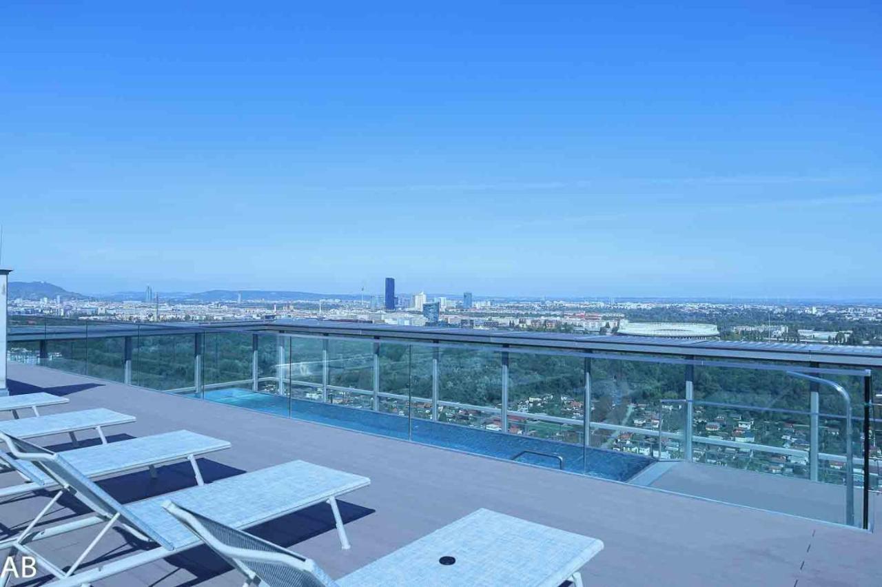 Superior Apartment & Rooftop Pool Wien Ngoại thất bức ảnh